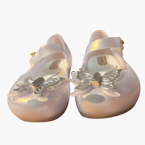 Mini MelissaUnisex-Child Mini Ultragirl Fly Mary Jane Flat Toddler Girls Size 8 - Picture 8 of 8